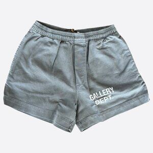 Gallery Dept Grey & White Logo Zuma Shorts